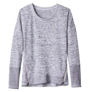Athleta Blissful Sharkbite Sweatshirt